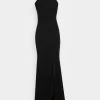 Halter Neck Maxi Dress - Galajurk - Black -Wal G 44b9a1a9d19643cb89d78626b19824c6