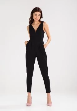 Wal G V Neck - Jumpsuit - Black