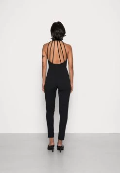 Wal G Chenise Halter Neck- Jumpsuit - Black -Wal G 48a56ced3ea24fe0a6e26fc77c09085b