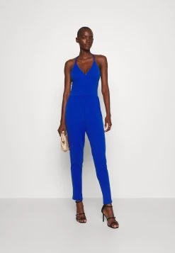 Marsha Back Strappy- Jumpsuit - Electric Blue -Wal G 498ec14a170b4242a02f4b685f98a534