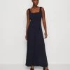 Wal G Rian Wide Leg Pleat - Jumpsuit - Navy Blue