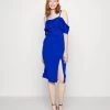 Wal G Belville Strappy Midi Dress - Cocktailjurk - Electric Blue -Wal G 4b6d4650d1024944954c2fed9d0403ea