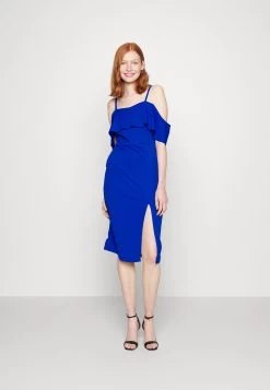 Wal G Belville Strappy Midi Dress - Cocktailjurk - Electric Blue