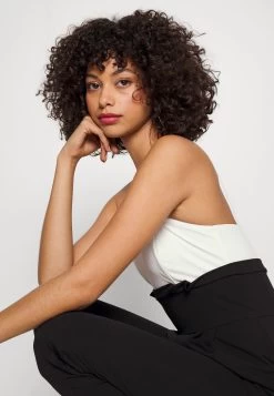 Wal G Janya Contrast Jumpsuit- Jumpsuit - Black/White -Wal G 4c9d039f5a3a40df9367b6a5245ac97e