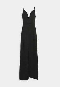 Havana Wide Leg- Jumpsuit - Black -Wal G 4da02c5418c94d36aea4d877333af45a