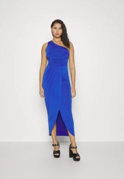 Wal G Party Bina One Shoulder Midi - Jerseyjurk - Electric Blue -Wal G 4e9df30f2f9e43d79e7aa98f18240c66