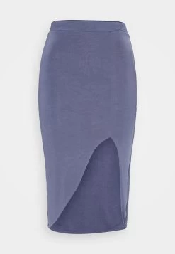 Wal G Party Ty Midi Skirt - Kokerrok - Denim Blue -Wal G 5064145281554171b3607356a5ccc9d7