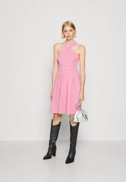 Wal G Nelly Cross Neck Skater - Jerseyjurk - Rose Pink -Wal G 51480155bdee4fc594cab38048c549c0