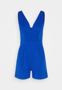 Wal G Cleo V Neck Playlist - Jumpsuit - Electric Blue -Wal G 5225d8467c2847e6bc563320a5e16484