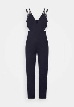 Wal G Nikita Cut Out - Jumpsuit - Navy Blue -Wal G 524956ce5d4d4d689f5ed598992c939e