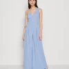 Wal G Gigi Wide Leg Pleat - Jumpsuit - Powder Blue 1 Wal G Gigi Wide Leg Pleat - Jumpsuit - Powder Blue -Wal G 52680e583de844a592659915ed0dbc3f