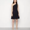 Wal G Janine Skater Dress - Jerseyjurk - Navy Blue -Wal G 5304b19c89ea45129bb086e48f84f019