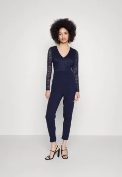 Wal G Blake Long Sleeve - Jumpsuit - Navy Blue