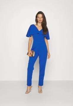 Liyavi Cape Sleeve - Jumpsuit - Electric Blue -Wal G 55b9fb0fc6414a8aa73e79d31b706c44