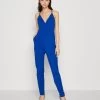 Wal G Marsha Back Strappy - Jumpsuit - Electric Blue -Wal G 5878d67241bb40d7851d3b6941da22dd