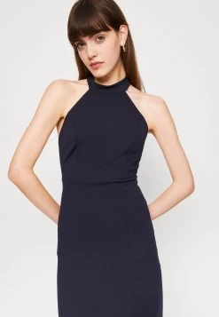 Wal G Benedette Midi Dress - Cocktailjurk - Navy Blue -Wal G 598071b32fe34454935eadee0846e8a7