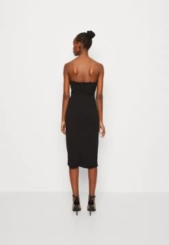 Wal G Valentines Valentina Midi - Jerseyjurk - Black -Wal G 5a7eb931699645d780e43190b4f1a533