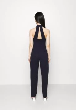 Alfo Cross Neck - Jumpsuit - Navy Blue 11 Alfo Cross Neck - Jumpsuit - Navy Blue -Wal G 5ca6b41f0ebf46c18f0c6811230e0ba5