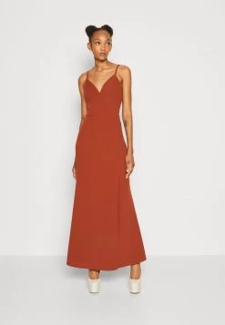 Wal G Jackie Strappy Maxi - Maxi-Jurk - Terracotta