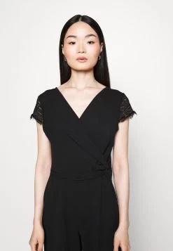 Cecillian V Neck Jumpsuit - Jumpsuit - Black -Wal G 61b48e82119a402498d655de391e9193