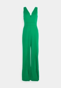Steven Front Slit - Jumpsuit - Leaf Green -Wal G 659170c13f90419d903de04df90571b3
