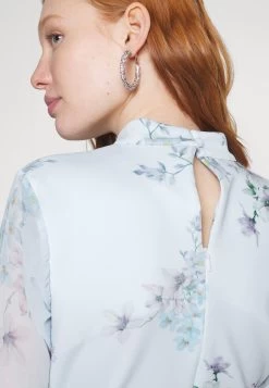 Wal G Wedding Cape Midi Dress - Jerseyjurk - Dark Blue/Multi -Wal G 65f84b9ab0c5471fae81db2740575318