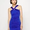 Jessie Tie Mini - Jerseyjurk - Electric Blue -Wal G 674b906c53df4279bfd280df638c19f3