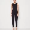 Wal G Dayna Straight Leg - Jumpsuit - Navy Blue -Wal G 67fcc18a8f8843ef8c0514ffd3ed1dd3