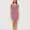 Wal G Gary Bodycon Dress - Jerseyjurk - Mauve Pink -Wal G 680dec9fe95d47d9ac66430c1549dfae