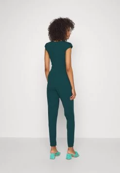 Wal G Short Sleeve V Neck - Jumpsuit - Forest Green 11 Wal G Short Sleeve V Neck - Jumpsuit - Forest Green -Wal G 6832c6b77cde4141bc77cb7c673fd1af