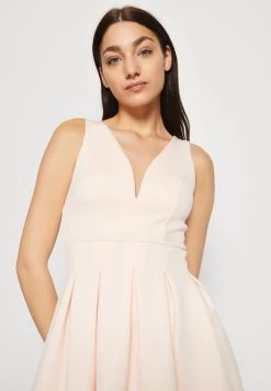 Wal G Wedding Lila V Neck Skater - Cocktailjurk - Peach -Wal G 69281f63c54540a8a7984e679f1e71a0
