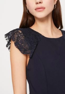 Wal G Sarah Lace - Jumpsuit - Navy Blue -Wal G 69625b6cb40d4ae6abf70e0df20fde0a