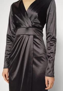 Wal G Reana Long Sleeve Midi - Cocktailjurk - Black -Wal G 69e40f40c8d24a4592dff4b89deceda0