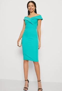 Wal G Zara Midi Dress - Cocktailjurk - Tiffany Blue -Wal G 6babd109ab184bdf885e7804380f5cfa