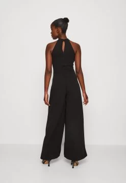 Wal G Leila Halter Neck Wide Leg - Jumpsuit - Black -Wal G 7038d85dc5294e9e8e706306989243ed