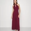 Wal G Arry Wide Leg- Jumpsuit - Wine -Wal G 72a25eafc957449b83b920b11c409777