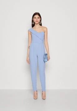 Wal G Halli Ruffe - Jumpsuit - Powder Blue -Wal G 73564c8542a341e9b29209b480e087b4