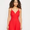 Wal G Jina Skater Dress - Jerseyjurk - Red -Wal G 7409e4eb95f448d1af7dc2117d60054f