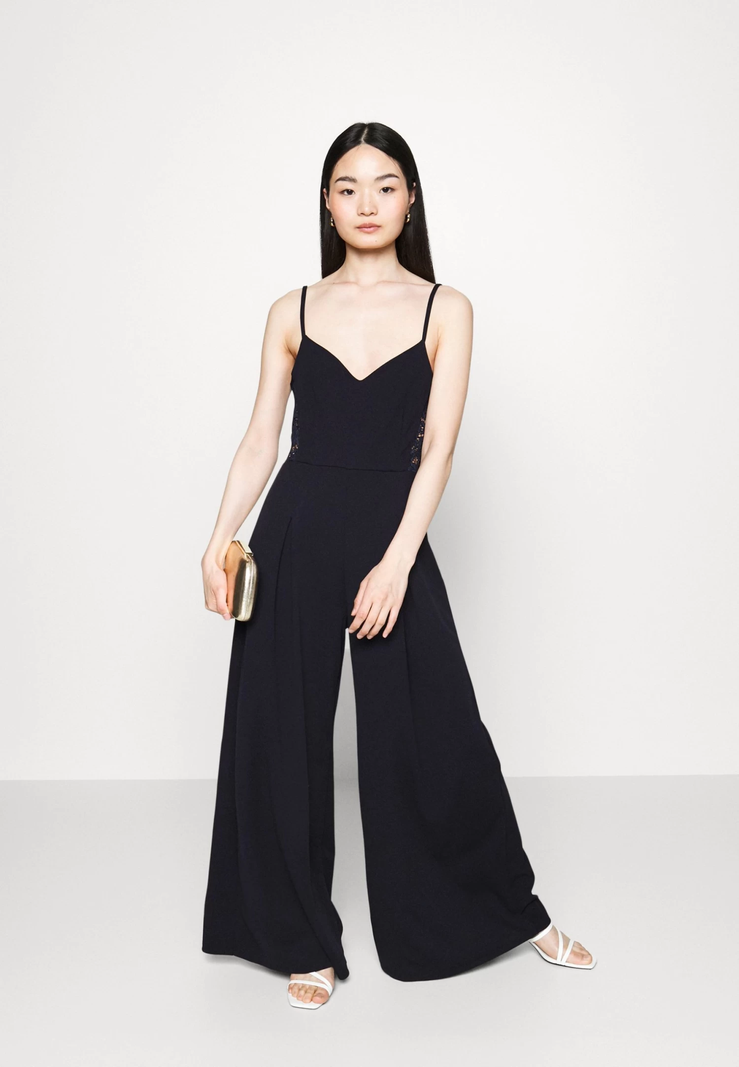 Laney Wide Leg - Jumpsuit - Navy Blue 4 Laney Wide Leg - Jumpsuit - Navy Blue - Afbeelding 2