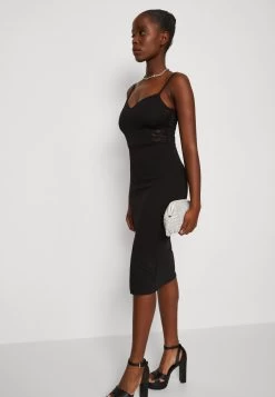 Wal G Tiza Midi - Jerseyjurk - Black -Wal G 74e70b3ca7c8455ebd0bc2c0d0265ce5