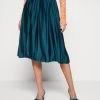 Wal G Penny Pleat Skirt - Plooirok - Emerald Green -Wal G 77b1cb69212d494bbd5318e38aa6cdf8