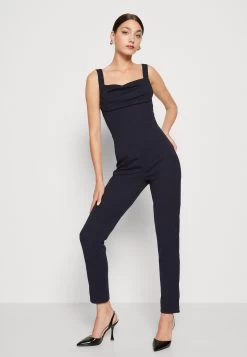 Wal G Serena Pleated - Jumpsuit - Navy Blue 10 Wal G Serena Pleated - Jumpsuit - Navy Blue -Wal G 7a3662e2aea14cf08898784ebc291f77