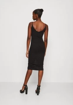 Wal G Tiza Midi - Jerseyjurk - Black -Wal G 7a85302f93eb4f33945de395d56fec69