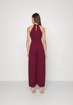 Wal G Arry Wide Leg- Jumpsuit - Wine -Wal G 7ab2b1a02de84d2ba34a196f2009ea72