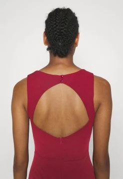 Alyona Heart Midi Dress - Jerseyjurk - Berry Wine -Wal G 7e28aebe7e9a42629f021e500874a5a8