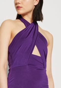 Wal G Party Lady Halter Neck Mini - Jerseyjurk - Purple -Wal G 7f10dcfb674d477da78c928d17ca3c2e