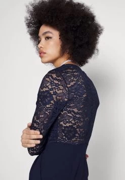 Wal G Blake Long Sleeve - Jumpsuit - Navy Blue -Wal G 8883dcbe4a8a41b6b71a3cddf32dedda