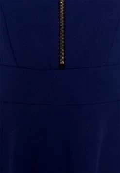 Wal G Danya Ruffle Sleeve Zip Skater Dress - Jerseyjurk - Electric Blue 7 Wal G Danya Ruffle Sleeve Zip Skater Dress - Jerseyjurk - Electric Blue -Wal G 88d3447a36a844a98f71beccdeae305c