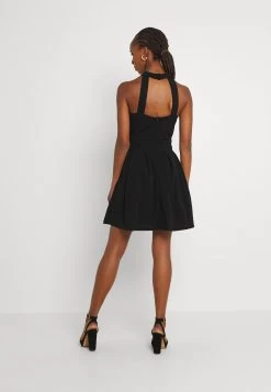 Wal G Bernice Skater Dress - Jerseyjurk - Black -Wal G 895e649766ec4598a4f90ce18f210852