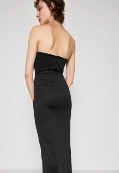 Wal G Maddy V Neck Maxi - Jerseyjurk - Black -Wal G 8a2dc071613247eaabc5804c5e009bef